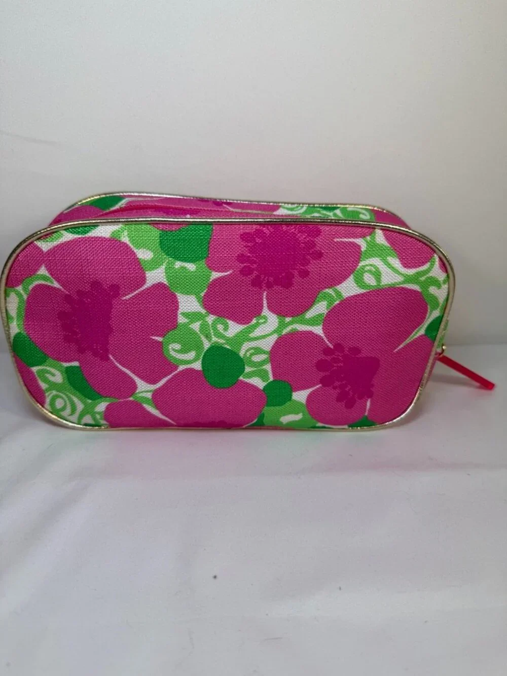 NEW! LILLY PULITZER x Estee Lauder Pink Cosmetic Makeup Case Pouch